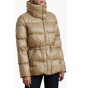 Lauren Ralph Lauren Soft Loft Quilted Down Puffer Coat Size Medium BNWT